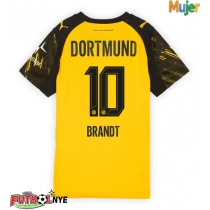 Camiseta Borussia Dortmund Julian Brandt #10 Primera Equipación para mujer 2025-26 manga corta